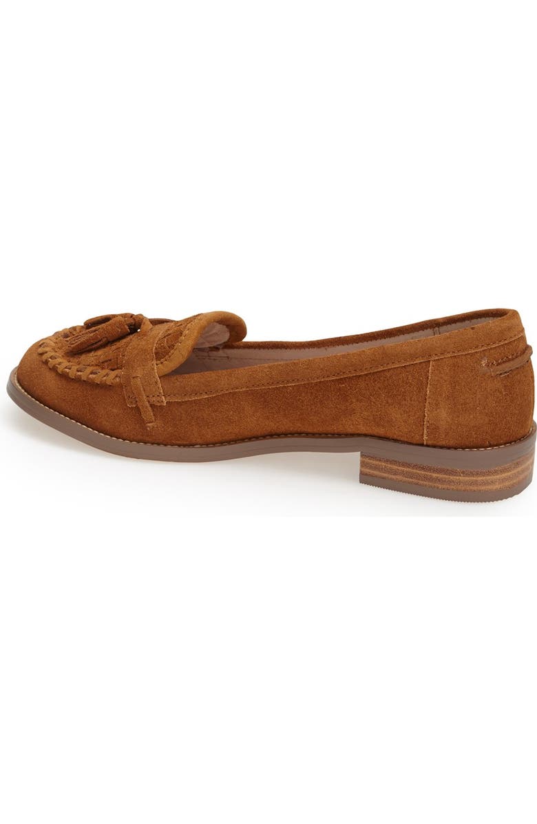 Topshop 'Lincoln' Woven Loafer, Alternate, color,