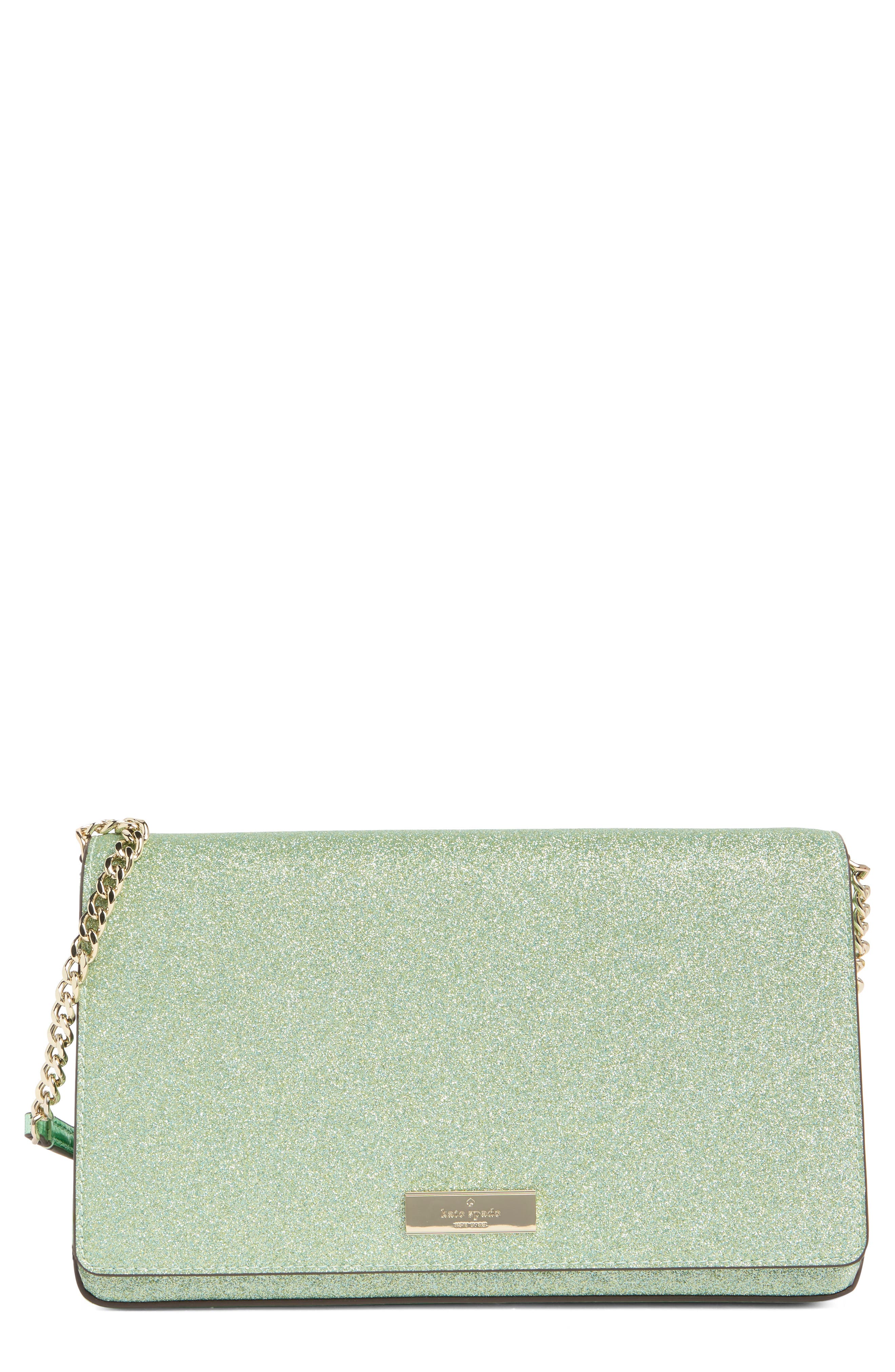 Kate Spade New York kenzie glitter convertible crossbody bag