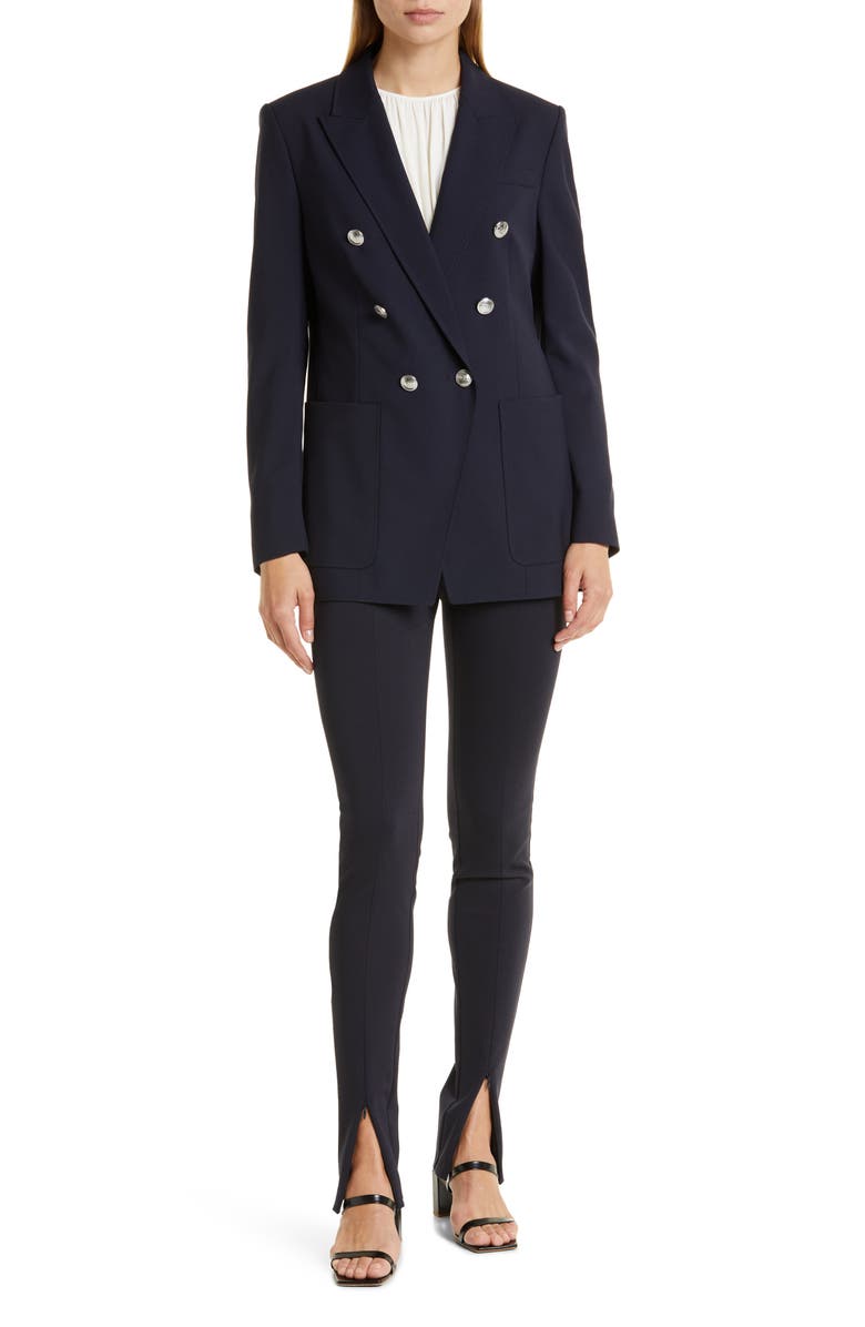 BOSS Tashani Zip Hem Ankle Pants, Alternate, color, 