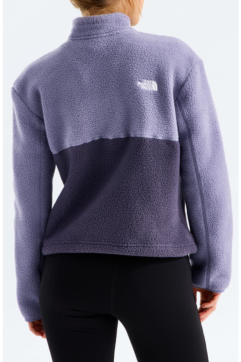 Yumiori Colorblock High Pile Fleece Half-Zip Pullover, Alternate, color, ENDLESS DUSK/ GROUNDED PLUM