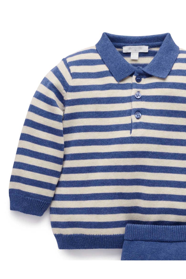 Polo Knit Set, Alternate, color, Merlin Melange