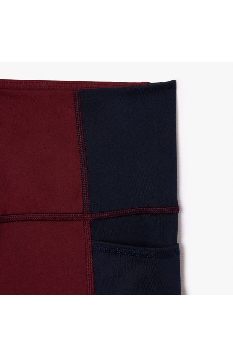 Lacoste Sport Leggings, Alternate, color, Zin/ Navy Blue