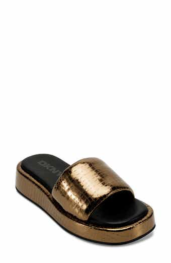 DKNY Lachine Platform Slide Sandal