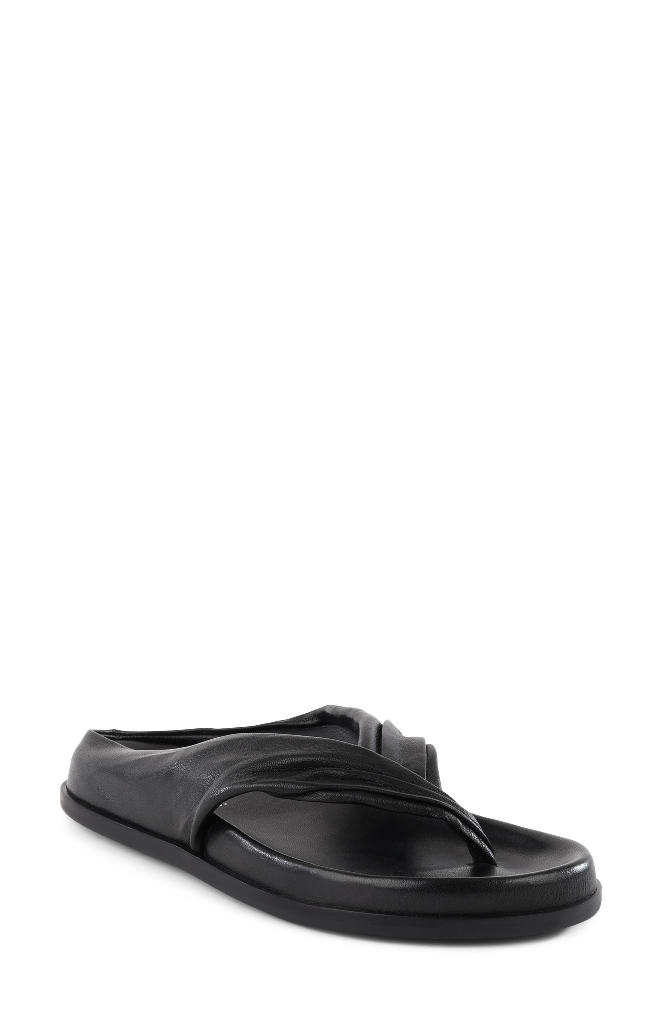 Seychelles Let It Be Flip Flop, Main, color, Black