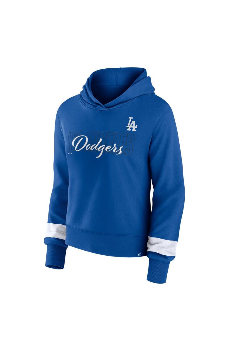FANATICS Women's Fanatics  Royal Los Angeles Dodgers Over Under Pullover Hoodie, Alternate, color, Royal