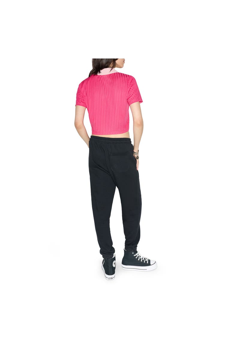 Crest Polo, Alternate, color, Rough Raspberry