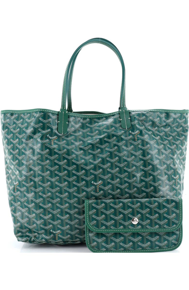 Pre-Owned Goyard Saint Louis Tote Coated Canvas PM, Alternate, color, Green