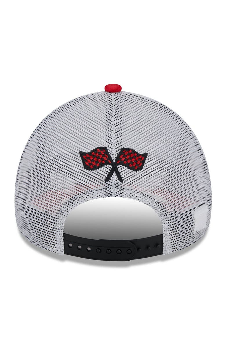 New Era Men's New Era Black/Red Chicago Bulls  A-Frame 9FORTY Trucker Hat, Alternate, color, 