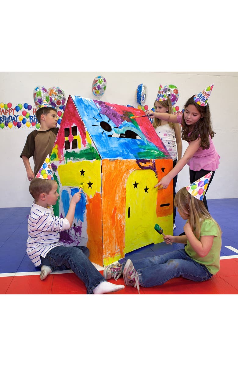 Easy Playhouse Blank Cardboard Playhouse, Alternate, color, 