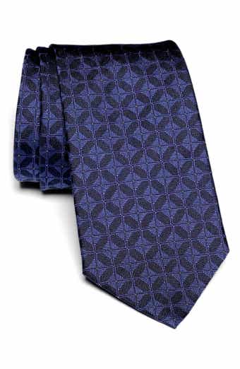 Jack Victor Gordon Geometric Jacquard Silk Tie