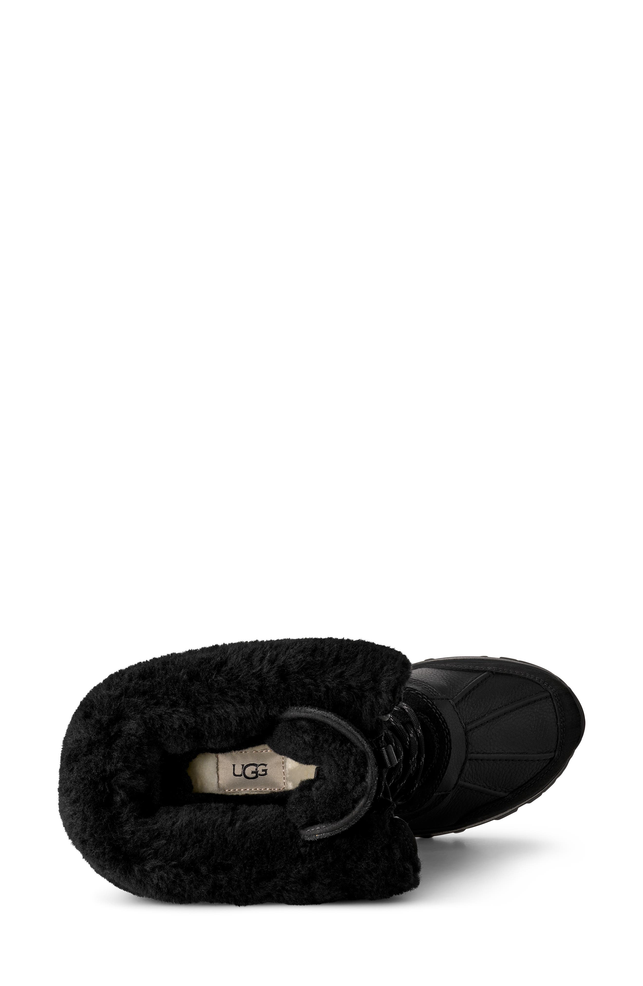 UGG<sup>®</sup> Adirondack XXV Waterproof Snow Boot, Alternate, color, Black