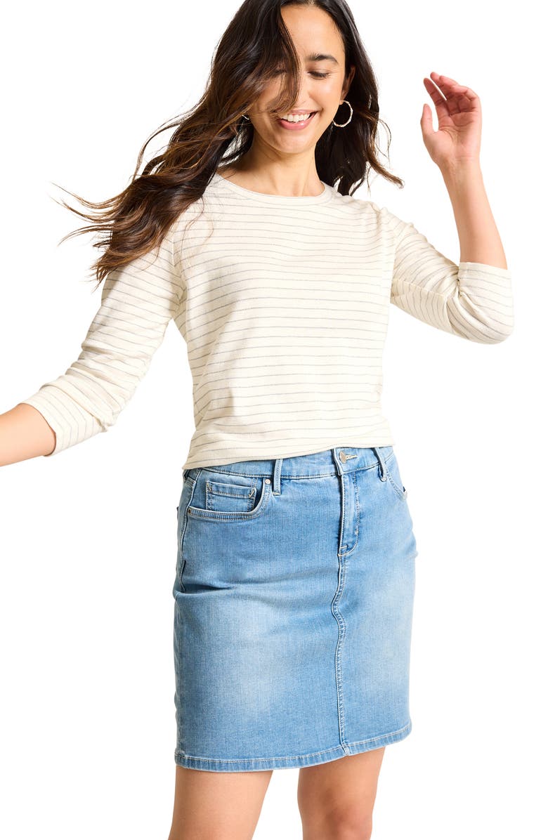 Tommy Bahama Ashby Isle Stripe Cotton T-Shirt, Alternate, color, 