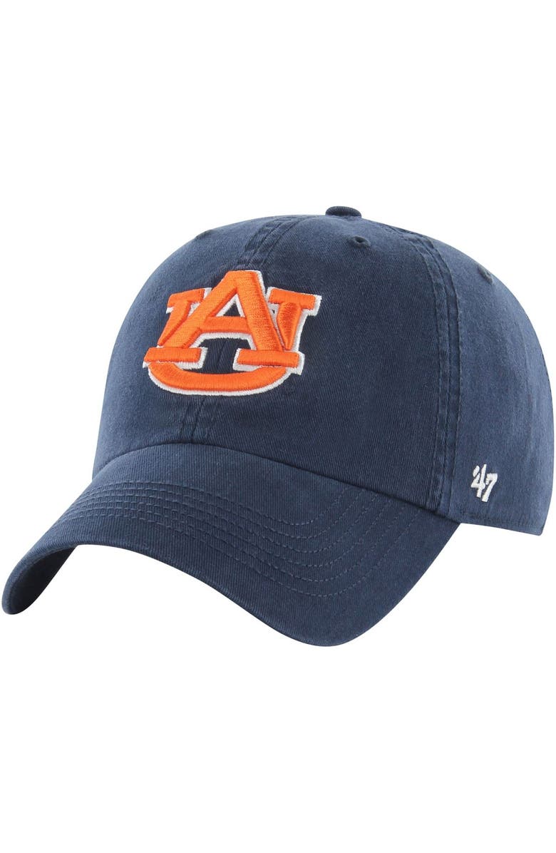 '47 Men's '47 Navy Auburn Tigers Franchise Fitted Hat, Main, color, Navy