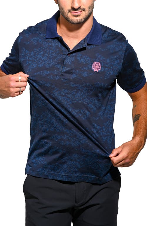 Maceoo Mozart Triangle Polo In Blue