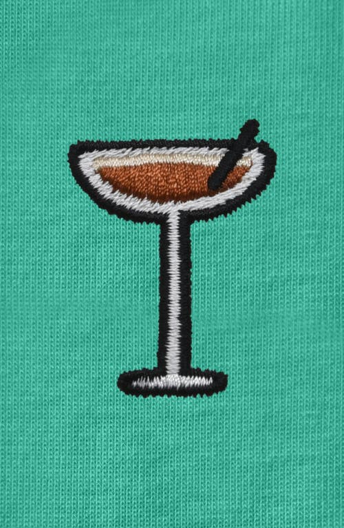 Dalix Womens Espresso Martini Jersey Relaxed Tee In Green