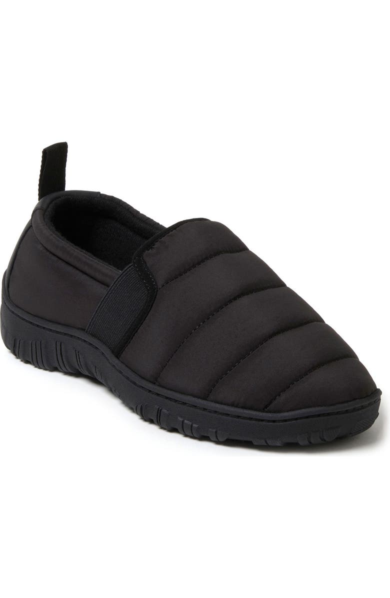 DEARFOAMS Energy Walk Water Resistant Slipper, Main, color, Black