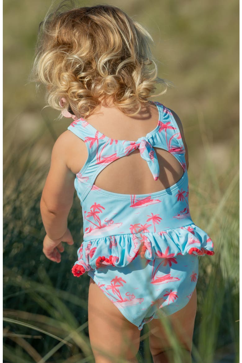 Kids' Lighthouse One-Piece Swimsuit, Alternate, color, BLUE