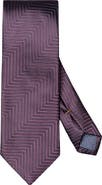 Eton Herringbone Silk Tie