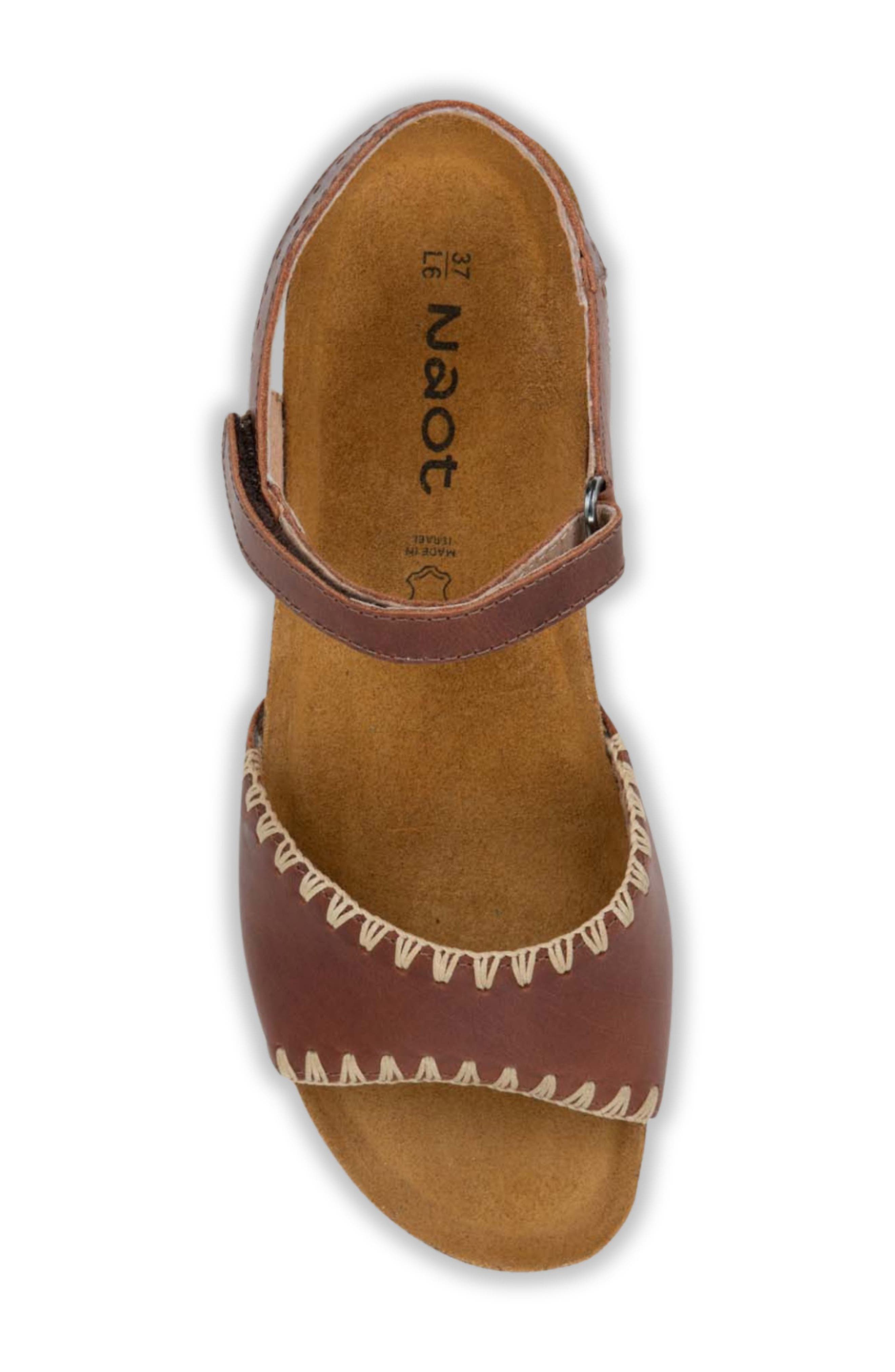 Luna Sandal, Alternate, color, BRANDY OILY NUBUCK
