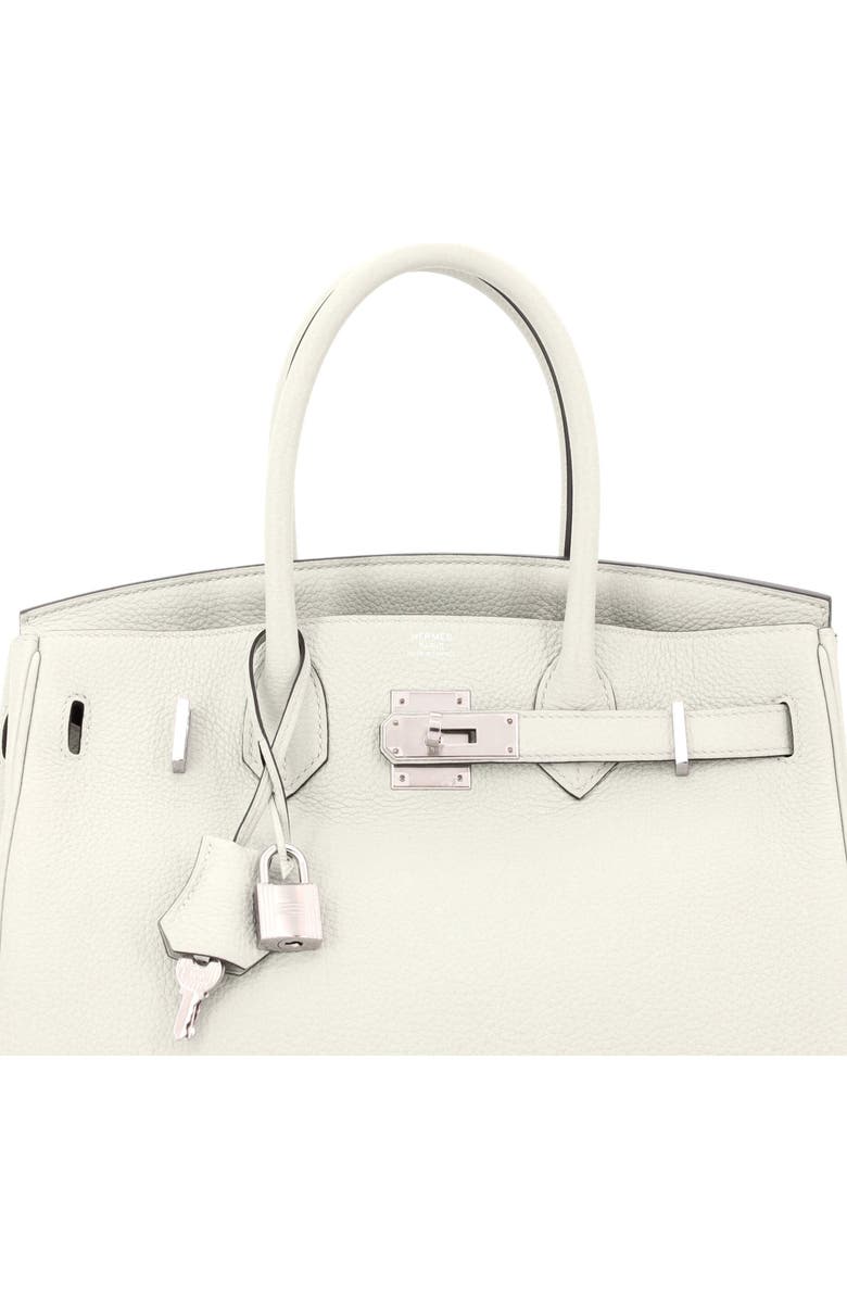 Pre-Owned Hermes Birkin Handbag Grey Togo with Palladium Hardware 30, Alternate, color,