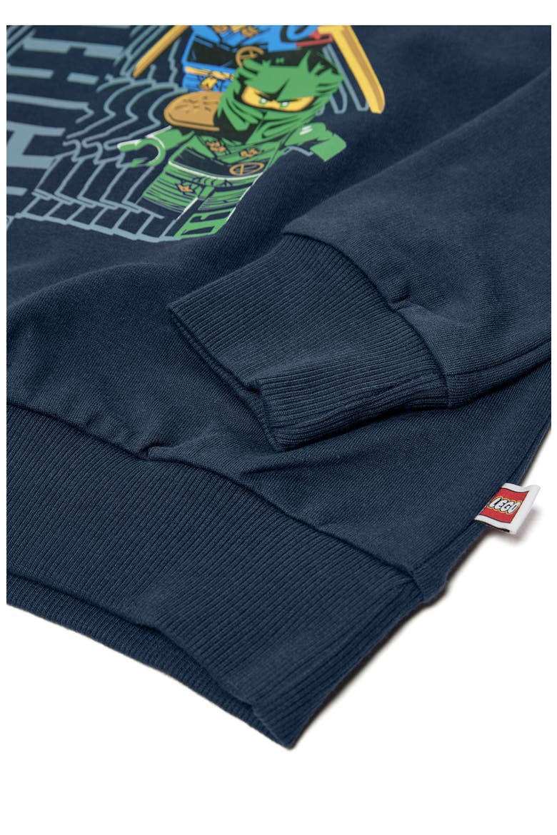 Kids' Ninjago Graphic Sweatshirt, Alternate, color, NAVY