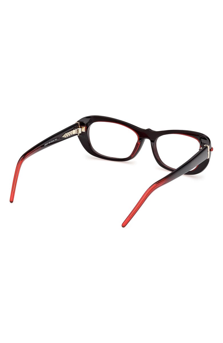 Christian Louboutin 53mm Geometric Optical Glasses, Alternate, color,