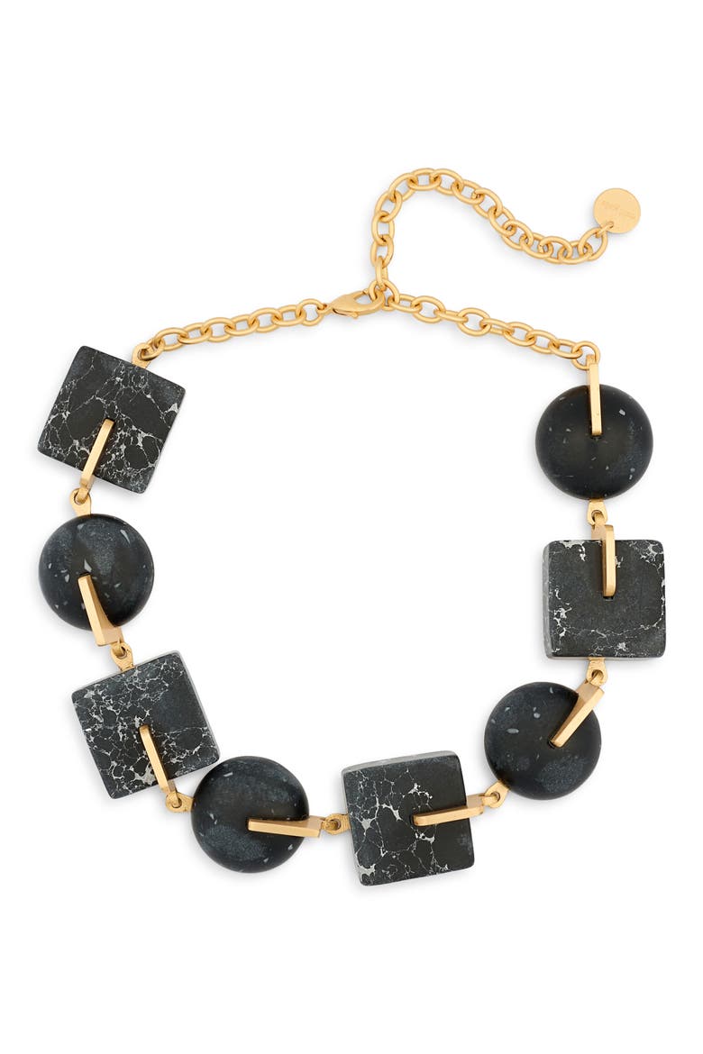 Laguna Stone Choker Necklace, Alternate, color, BLACK MULTI