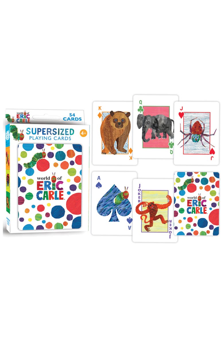 World of Eric Carle Jumbo Playing Cards, Alternate, color, Multicolor