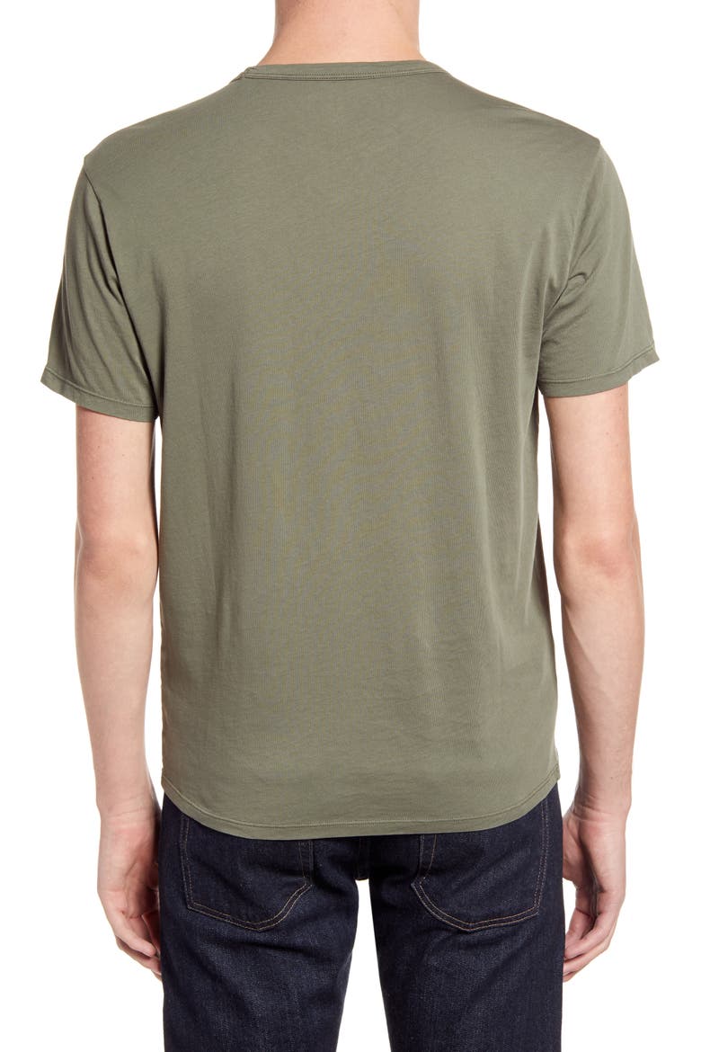 Ice Touch Cotton T-Shirt, Alternate, color, OLIVE NIGHT