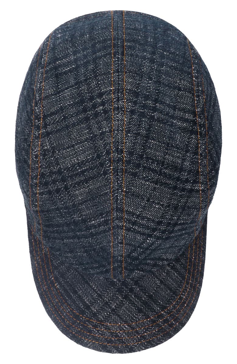 Burberry Check Jacquard Denim Adjustable Baseball Cap, Alternate, color,