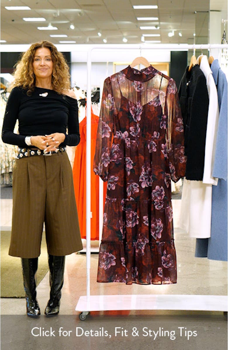 Wild Bergamont Long Sleeve Maxi Dress, sales video thumbnail