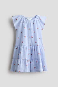 H&M Tiered seersucker dress