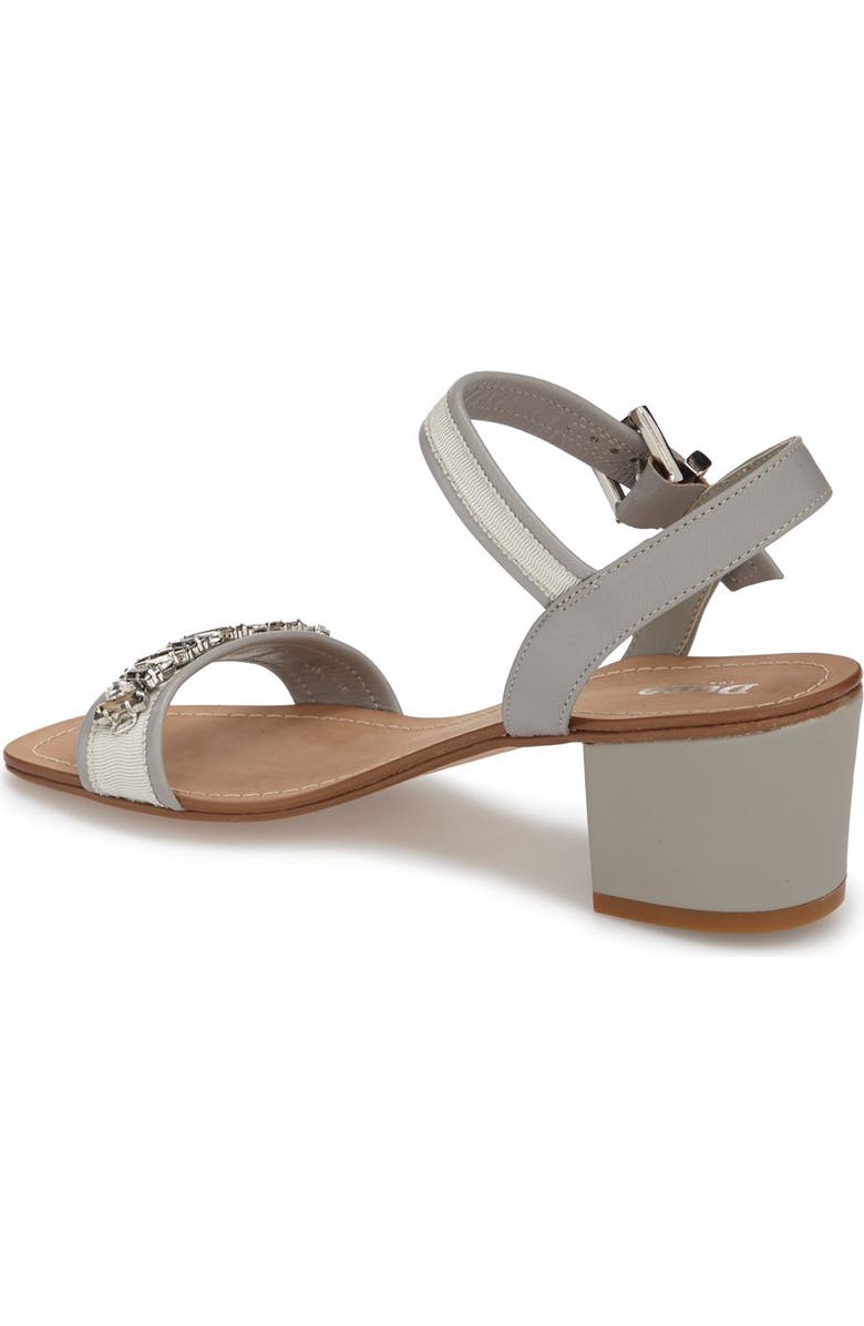 Dune London 'Maisie' Embellished Block Heel Sandal, Alternate, color,