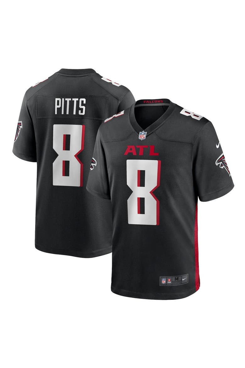 Men's Nike Kyle Pitts Black Atlanta Falcons 2021 NFL Draft First Round Pick Game Jersey, Main, color, Black
