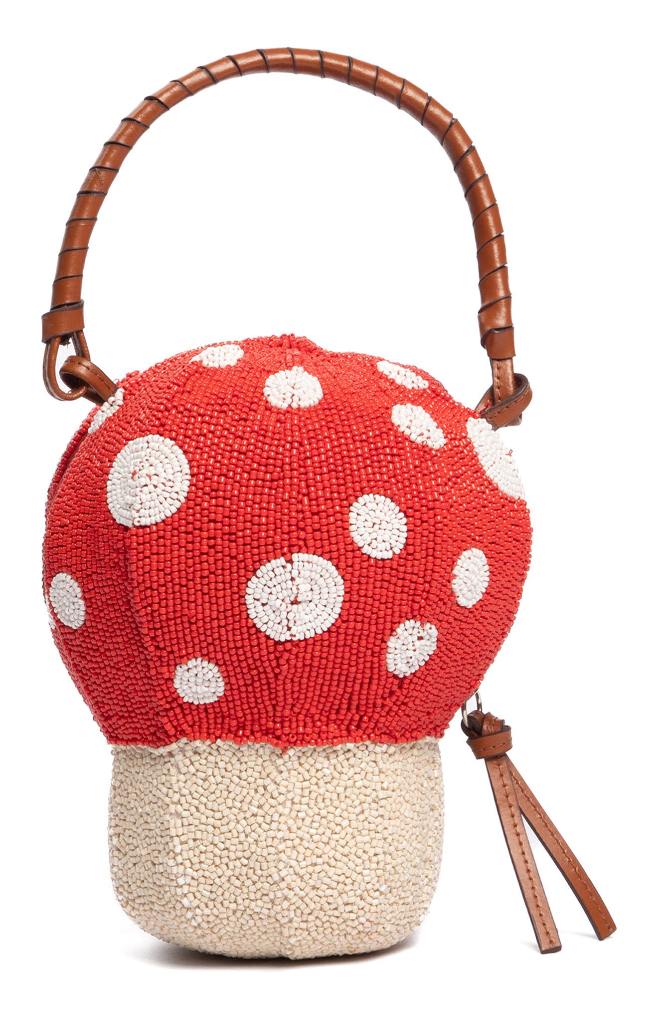 STAUD Shroom Beaded Bag, Alternate, color, Mushroom