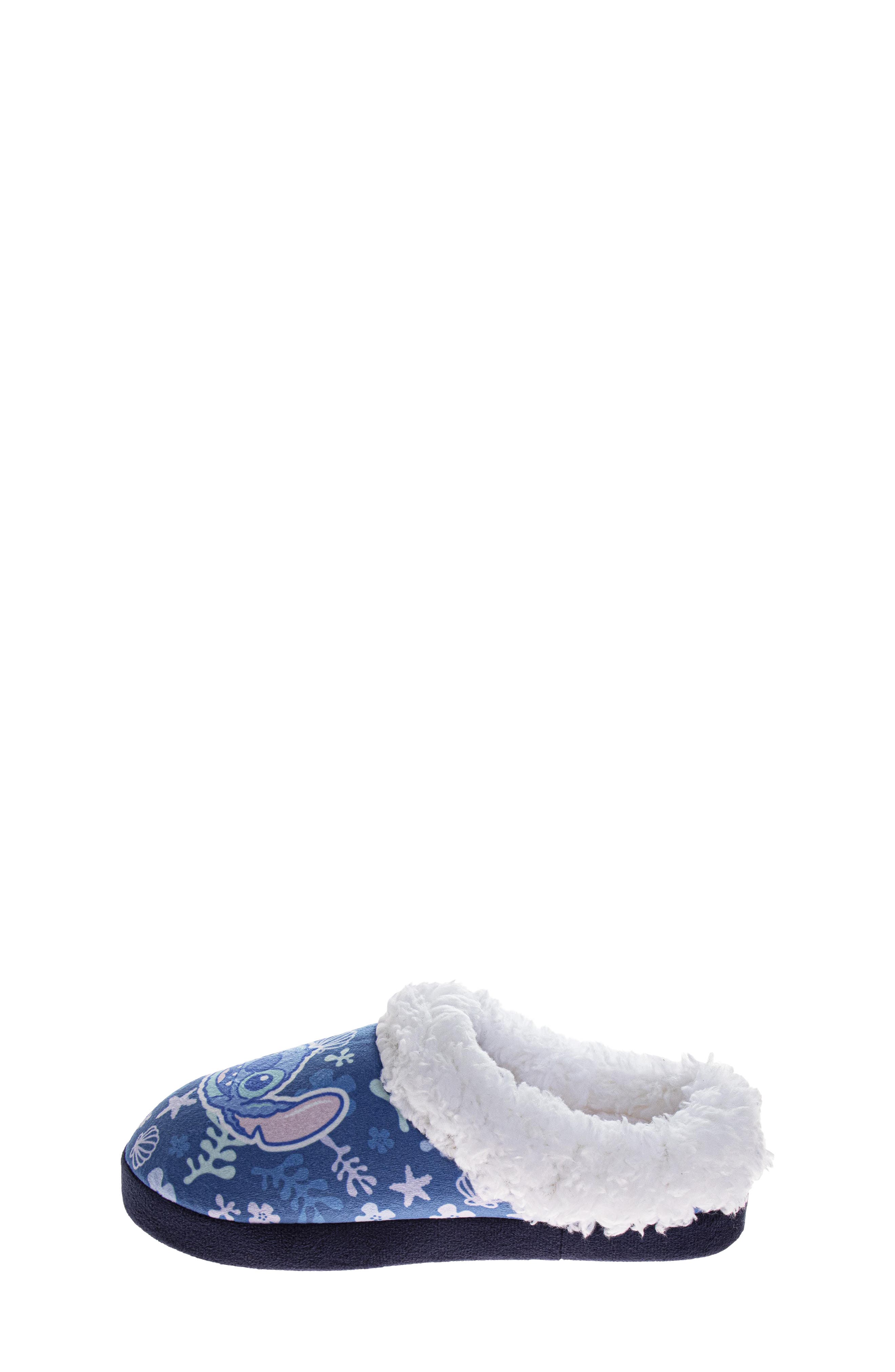 Kids' Lilo & Stitch Plush Slipper, Alternate, color, NAVY