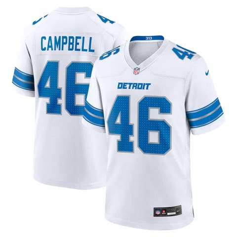 Men's Nike Jack Campbell  White Detroit Lions White Game Jersey