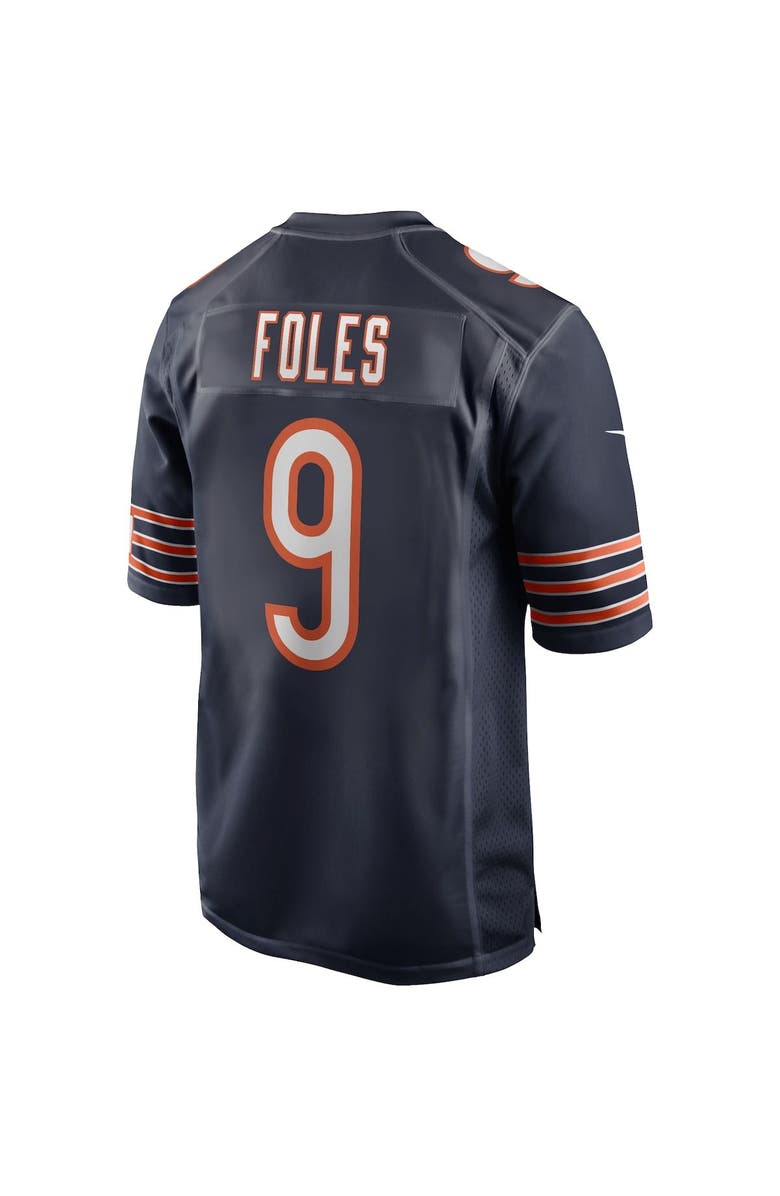 Nike Men's Nike Nick Foles Navy Chicago Bears Game Jersey, Alternate, color,