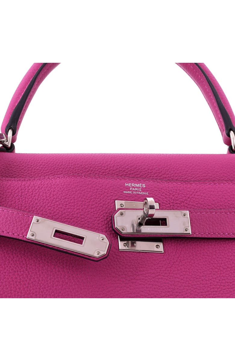 Pre-Owned Hermes Kelly Handbag Pink Togo with Palladium Hardware 28, Alternate, color, Rose Pourpre