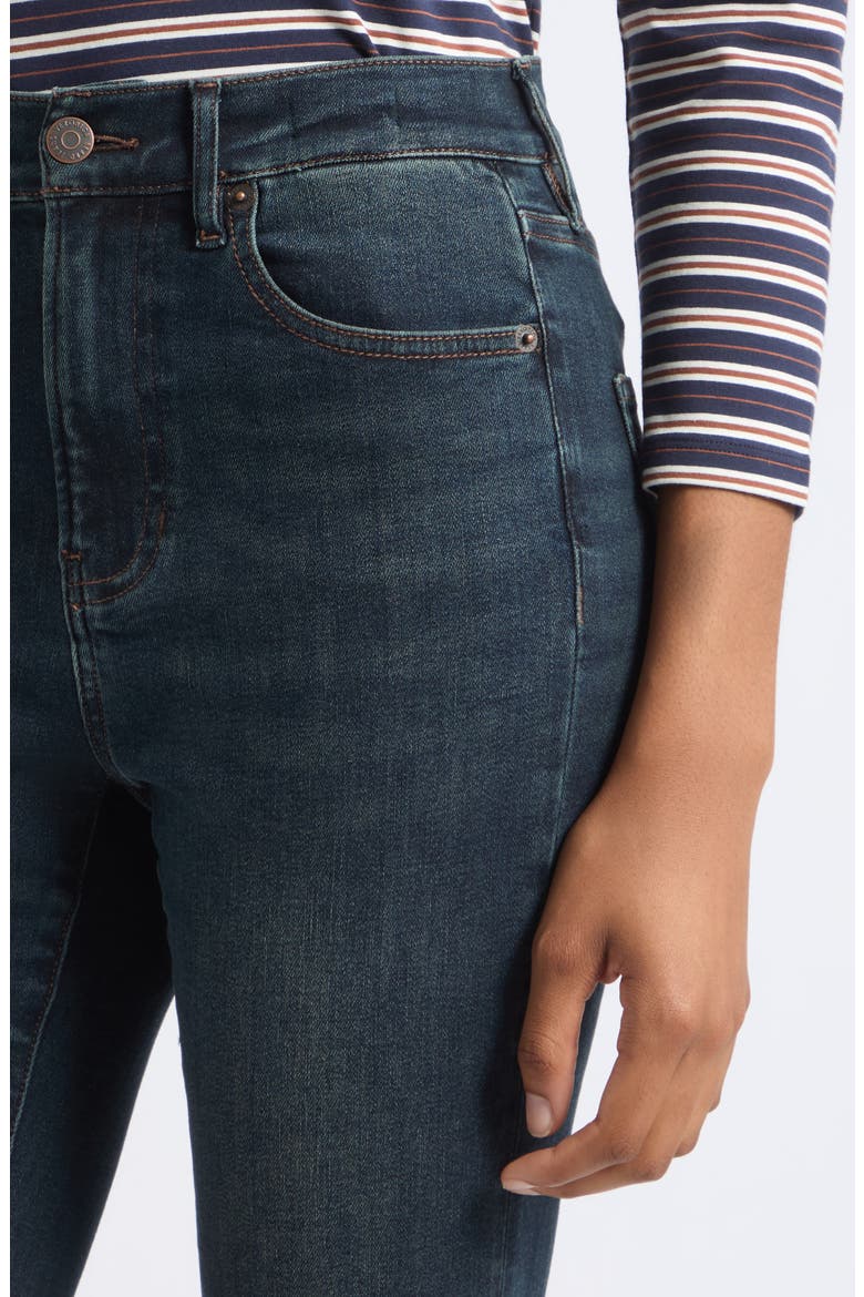 Cameron Mid Rise Bootcut Jeans, Alternate, color, DARK INK