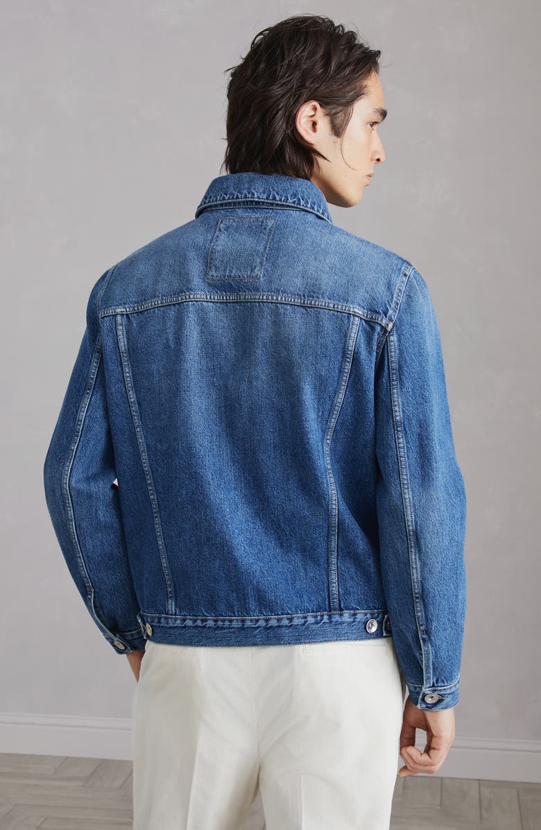 Brunello Cucinelli Denim four-pocket jacket, Alternate, color, 