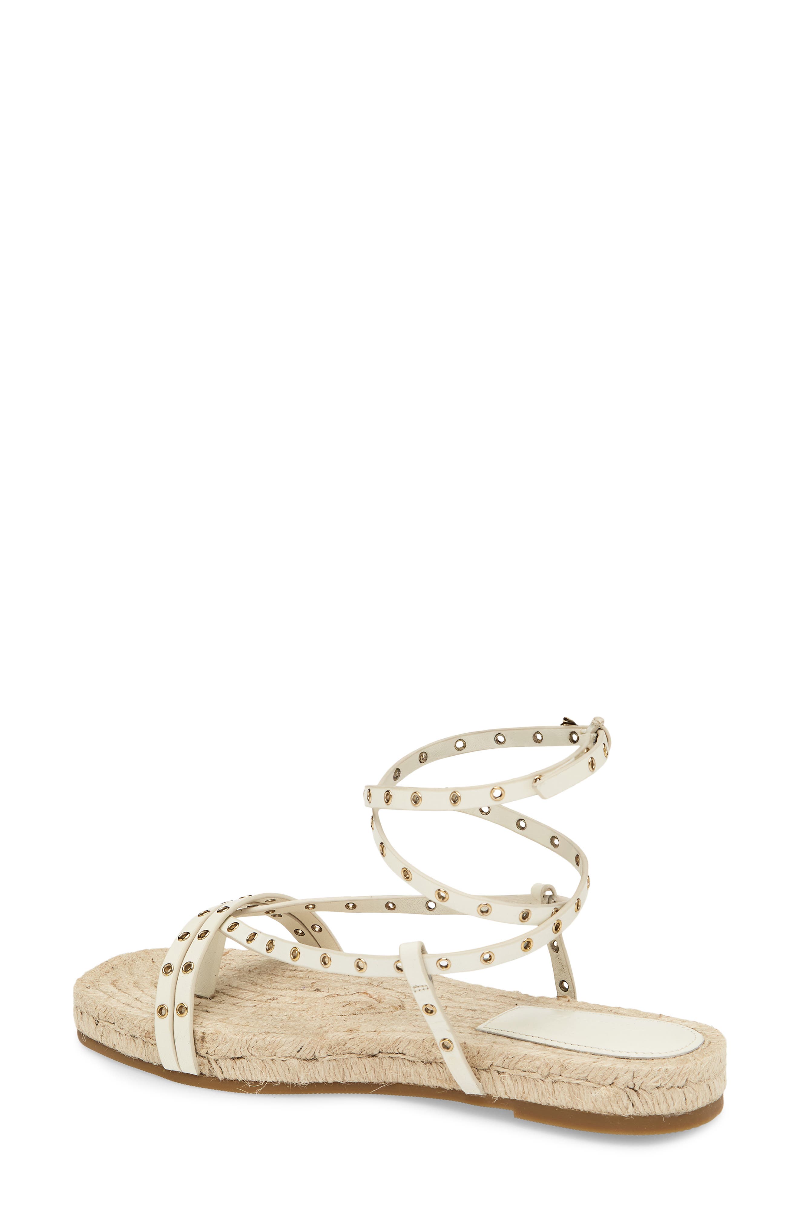 Madewell The Mira Espadrille Sandal, Alternate, color, Ivory