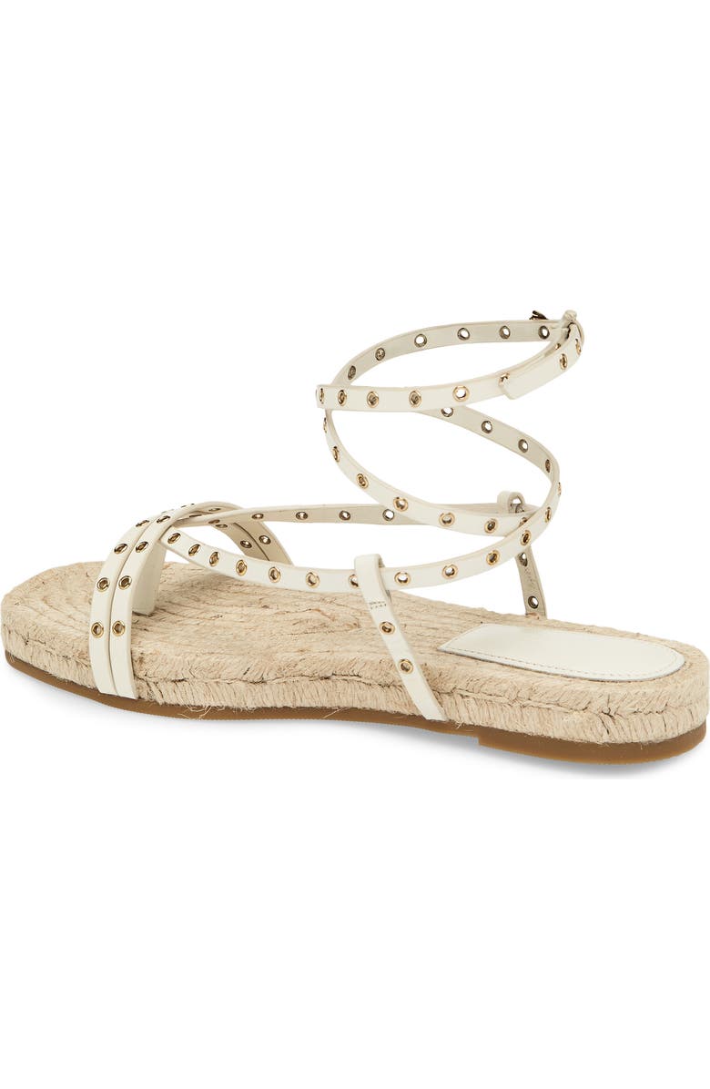 Madewell The Mira Espadrille Sandal, Alternate, color, Ivory