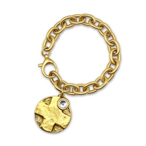 Bowood Lane Haven Bracelet With Cz In Gold