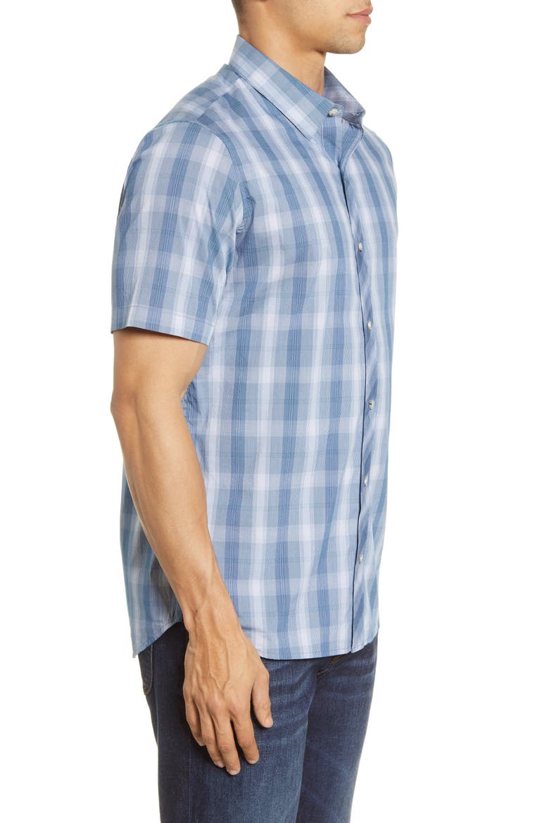 Cash or Check Regular Fit Shirt, Alternate, color, BLUE OPAL