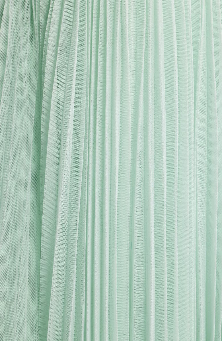 Chelsea28 Cold Shoulder Chiffon Cocktail Dress, Alternate, color, Seafoam