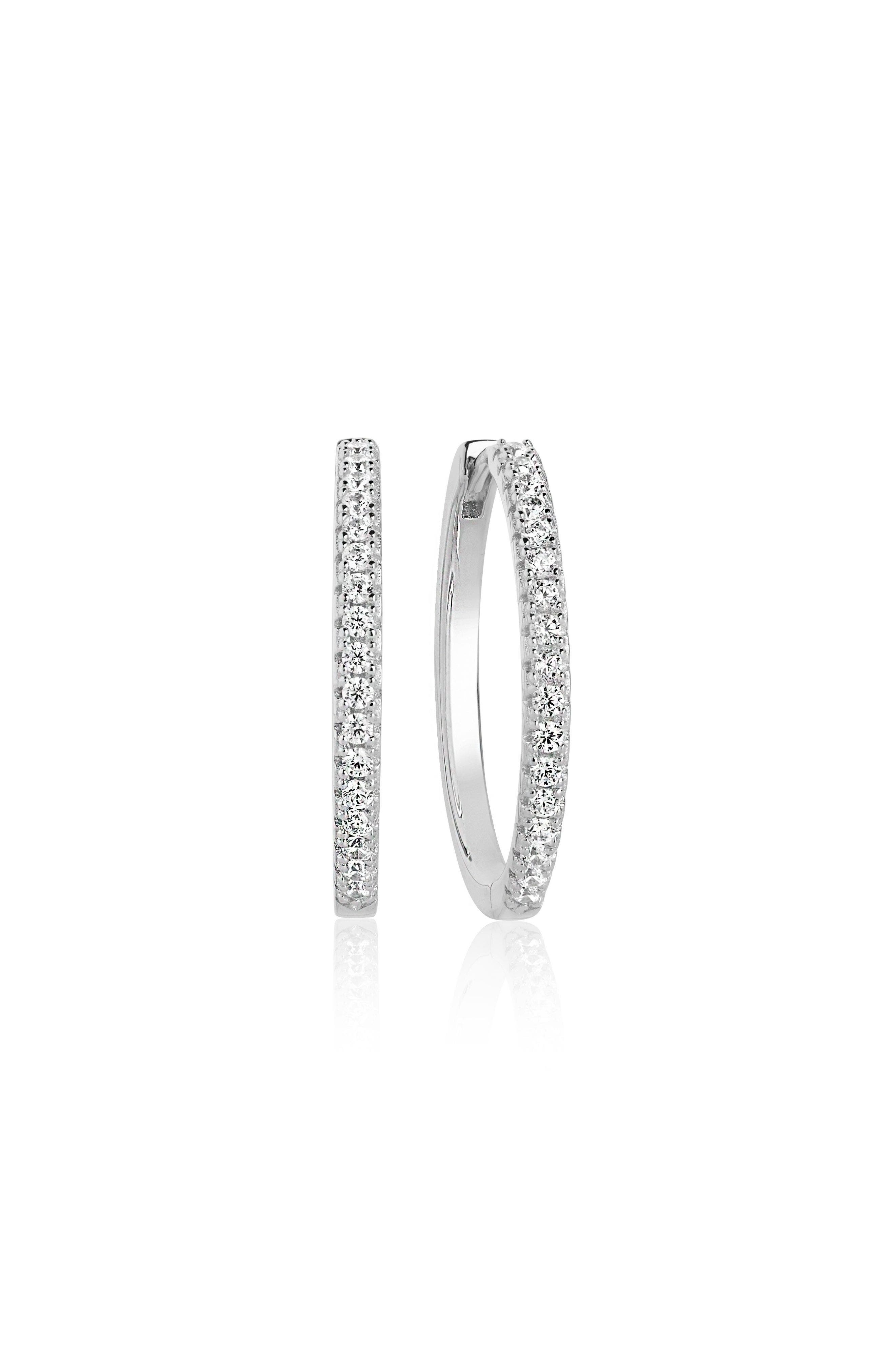 Sterling Silver / White
