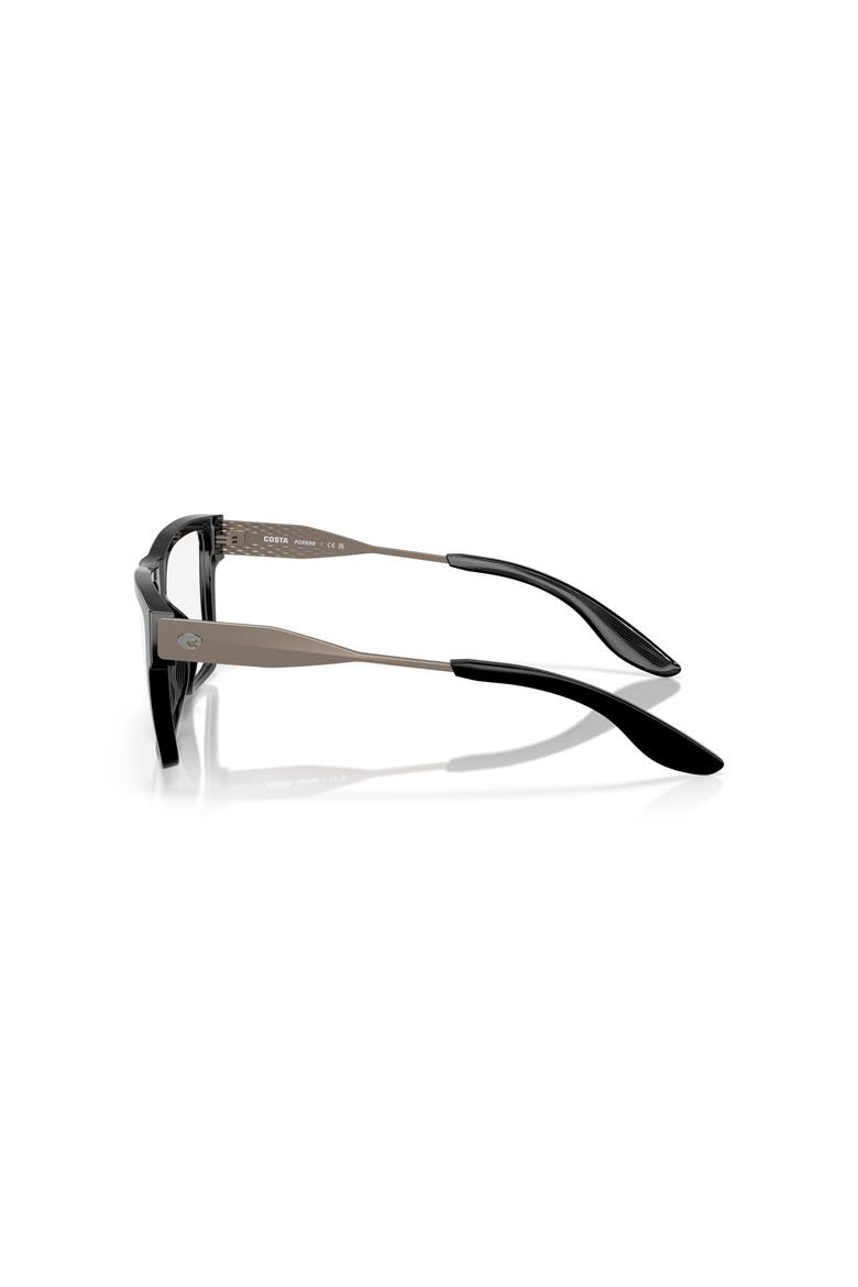 57mm Square optical glasses, Alternate, color, Black
