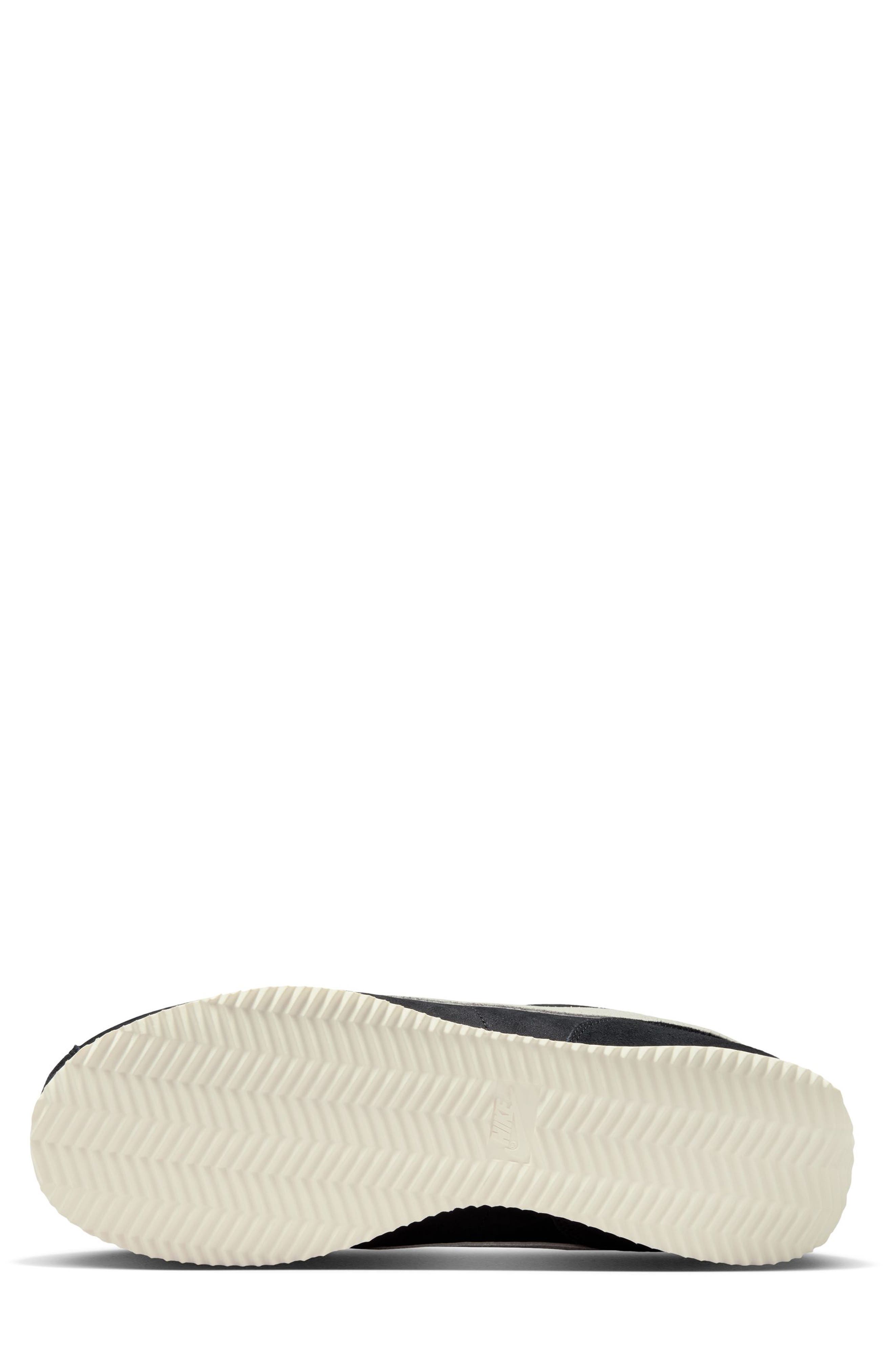 Nike Cortez Premium Sneaker, Alternate, color, Black/ Sail