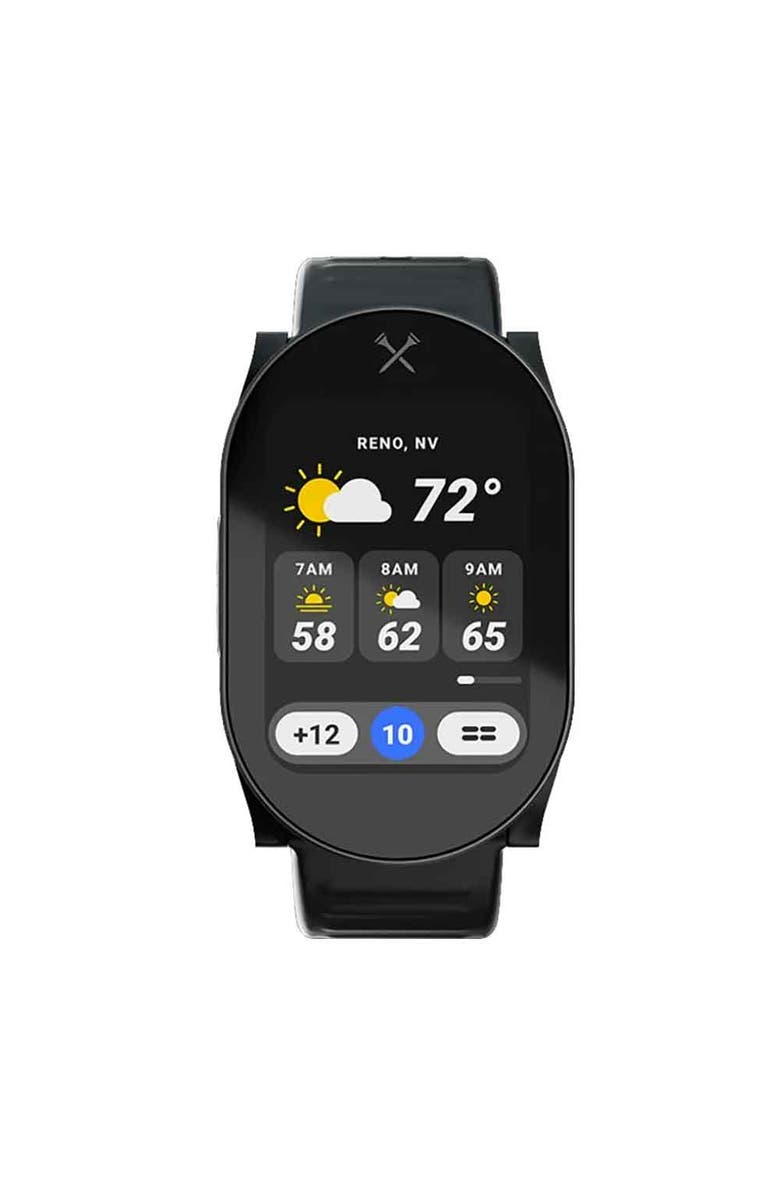 Blue Tees Playmaker Plus GPS Golf Watch, Alternate, color, Black
